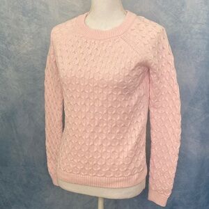 🍀2for$25🍀 Old Navy XS Baby Pink Textured Knit Women's Sweater Vintage Y2K